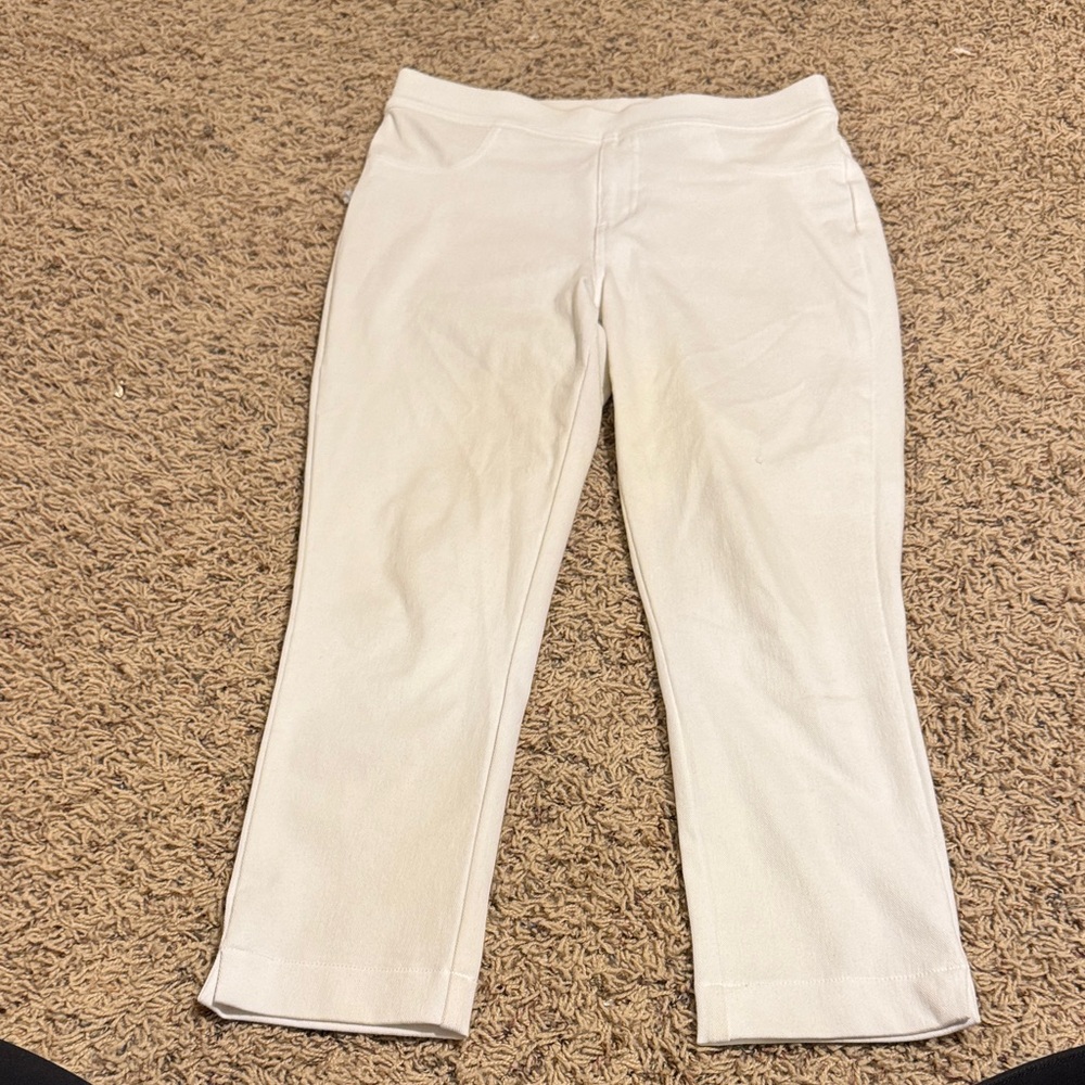 Time and Tru Women's White Jeggings
